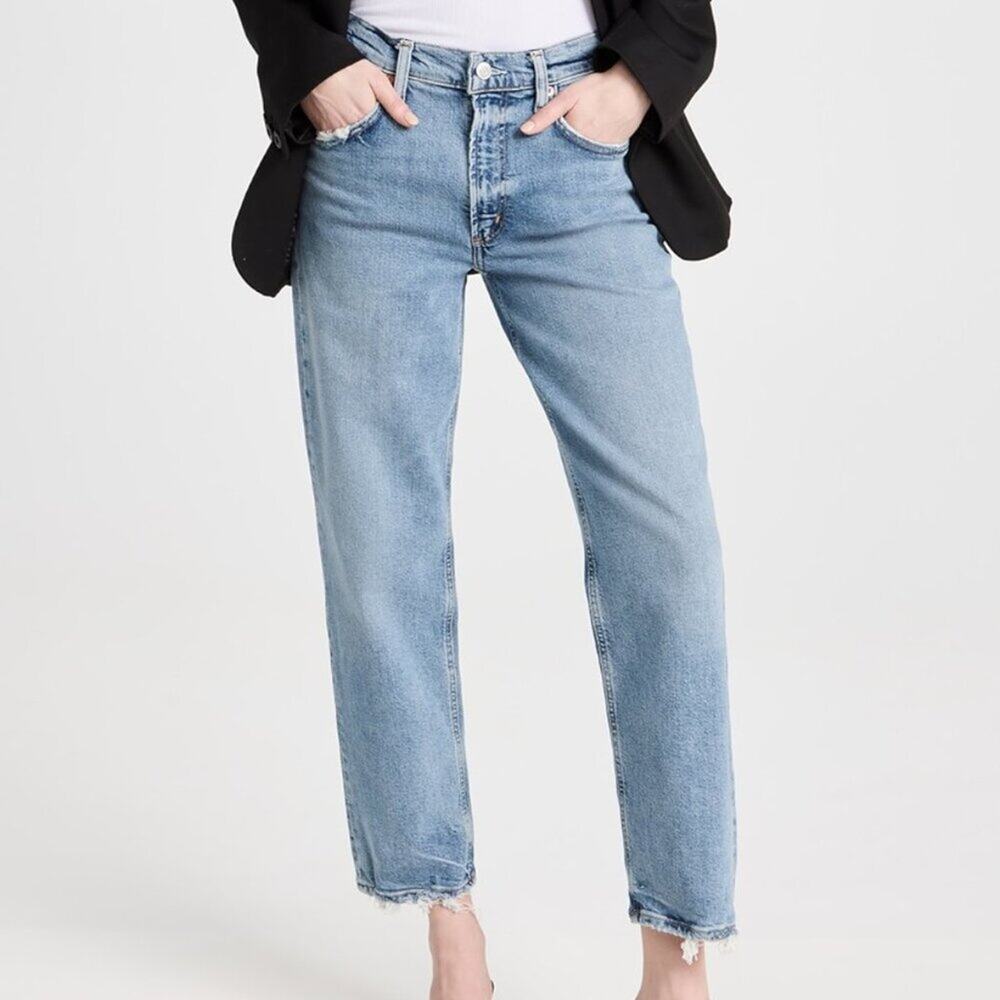 AGOLDE Kye Mid-Rise Straight Crop Jean 26
